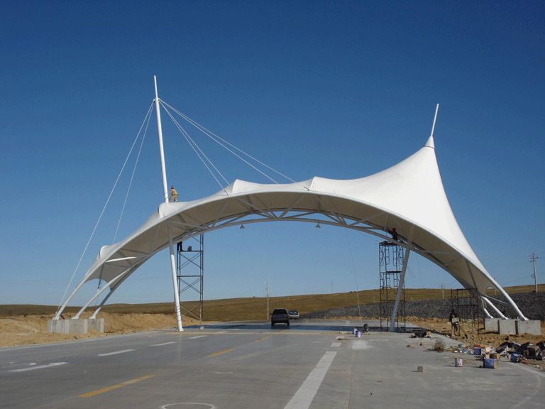 收費(fèi)站膜結(jié)構(gòu)